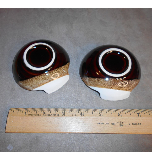 Japanese/Asian Dinnerware: Wood Bowls, Chopsticks & Rests, Ceramic Plates - Picture 7 of 16